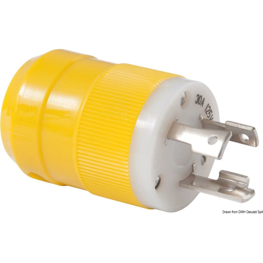 Marinco SS male power socket 30 A