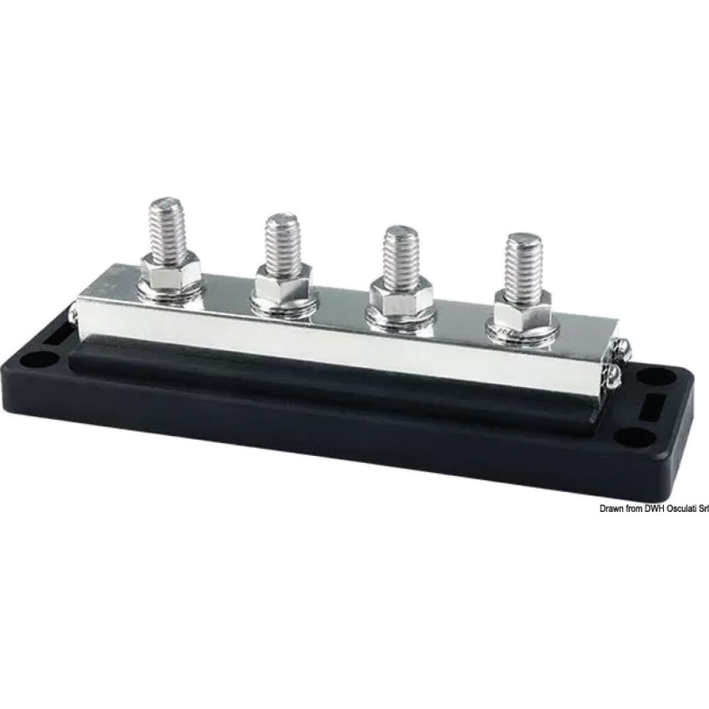 Heavy-Duty Bus Bar Techno w/clear lid 4x10