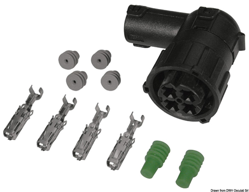 Connettore di uscita per 14.383.12/24