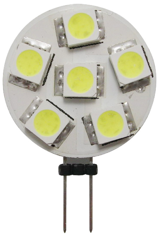 Lampadina 6 LED G4 Ø 24 mm attaco laterale