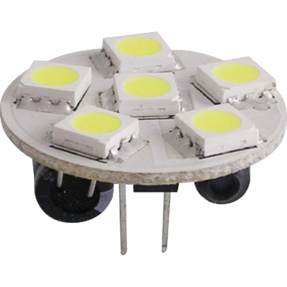 6-LED bulb G4 rear connection Ø 24 mm