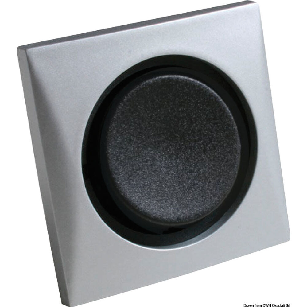 Interruttore singolo nichel/nero