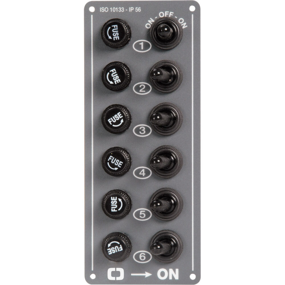 Electric control panel 6 switches