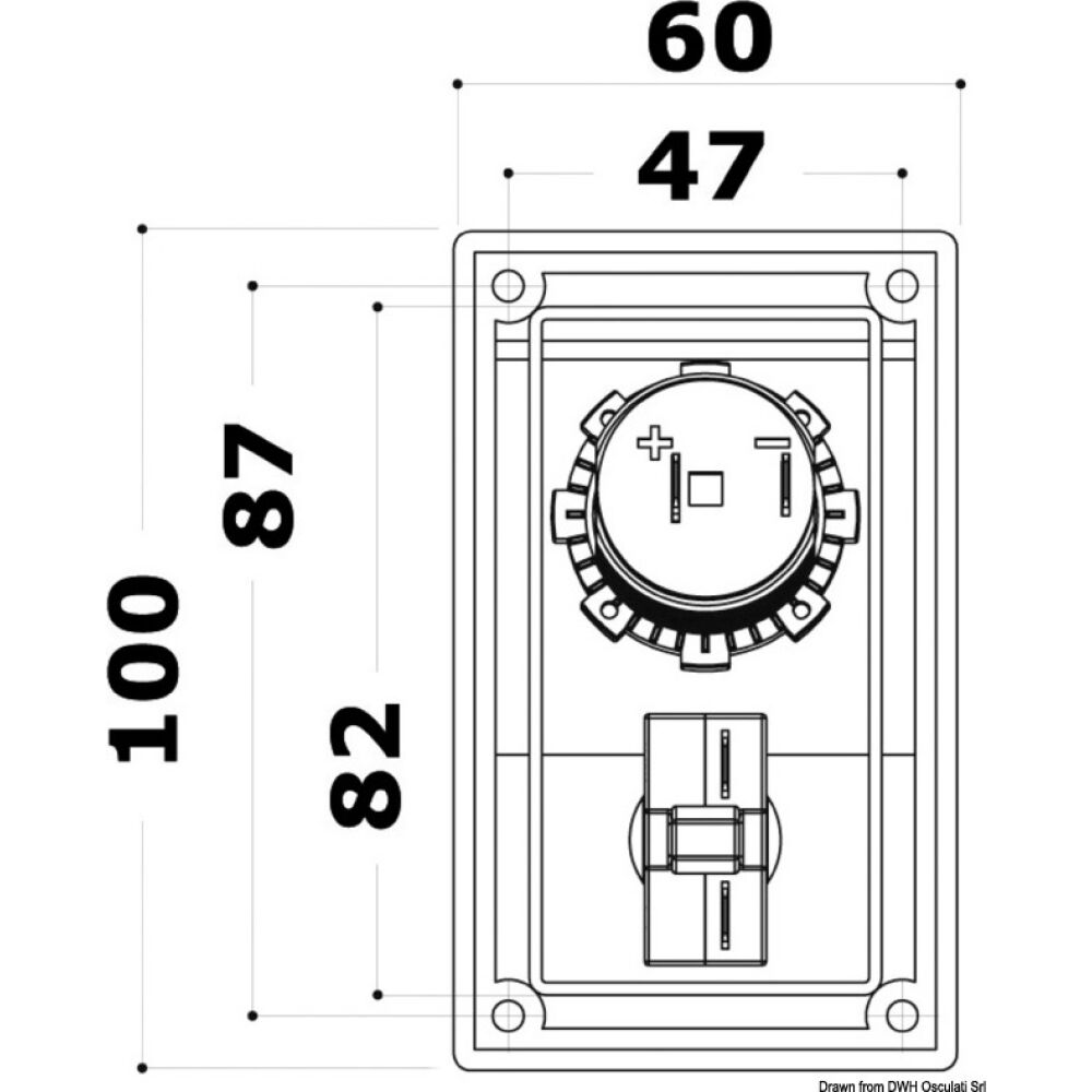 Additional module power supply socket