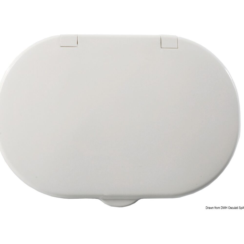 Box doccia bianco tubo PVC 2,5 m uscita posteriore