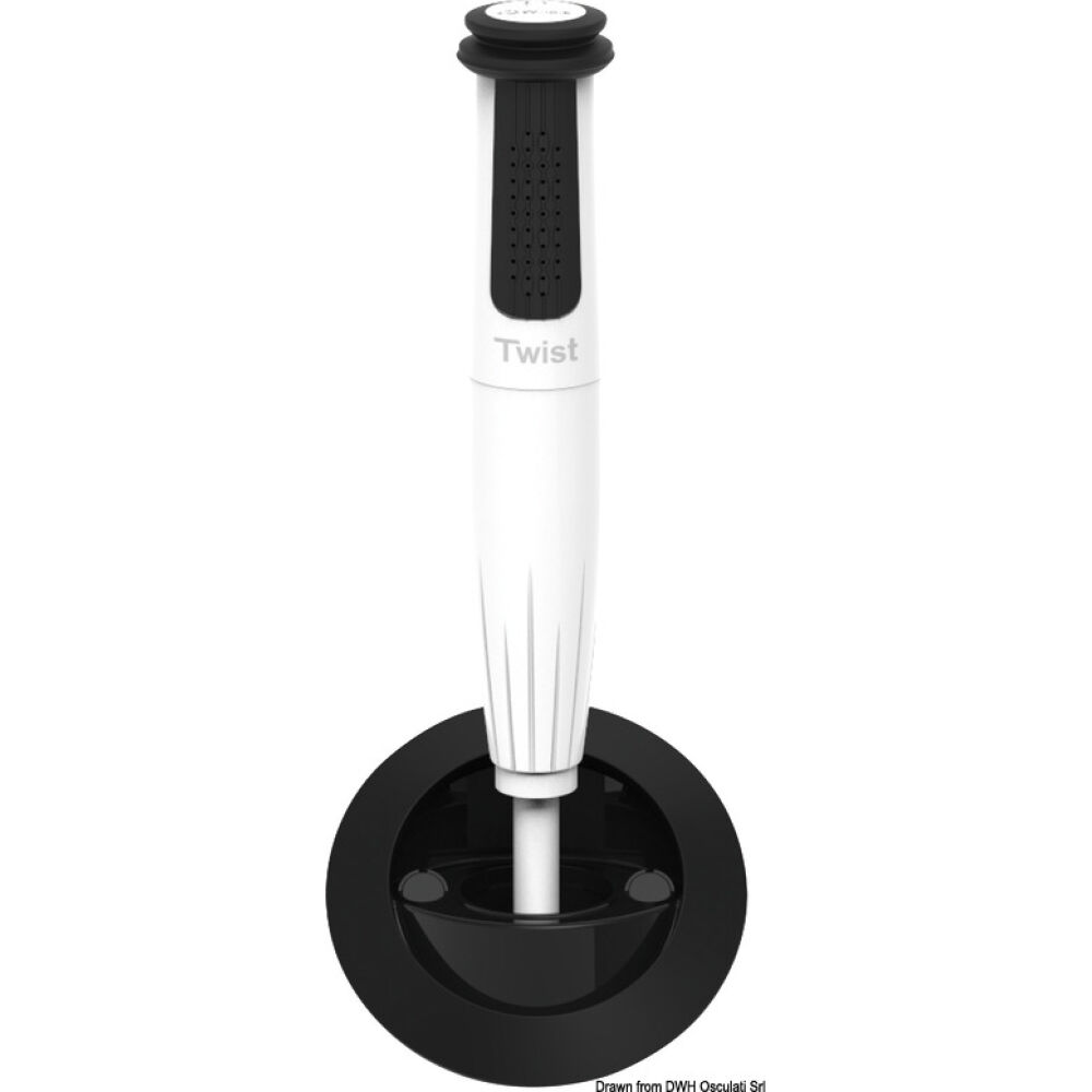 Doccia Twist fredda dritta nera