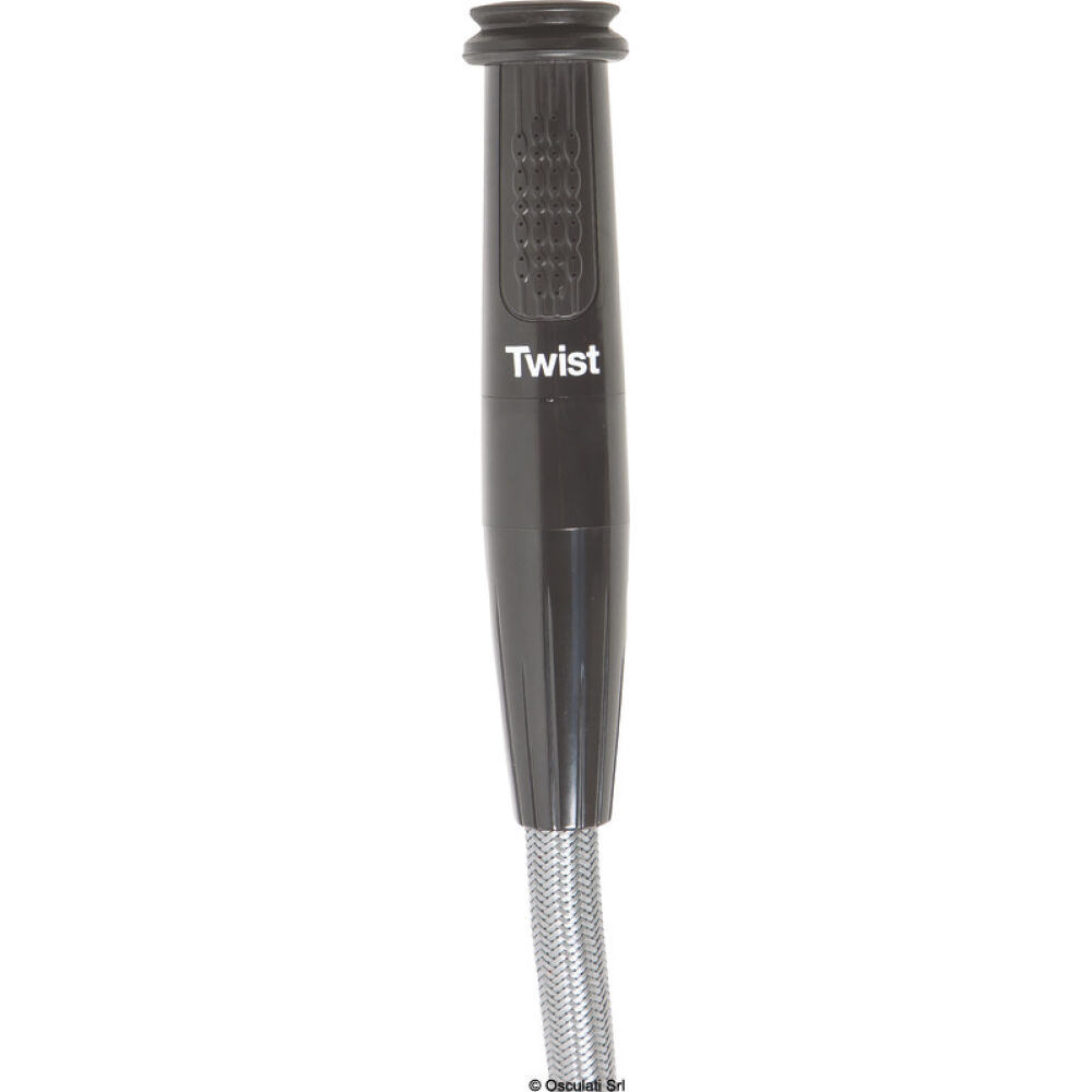 Doccia integrata WHALE Twist Mk2 nera 190x57 mm