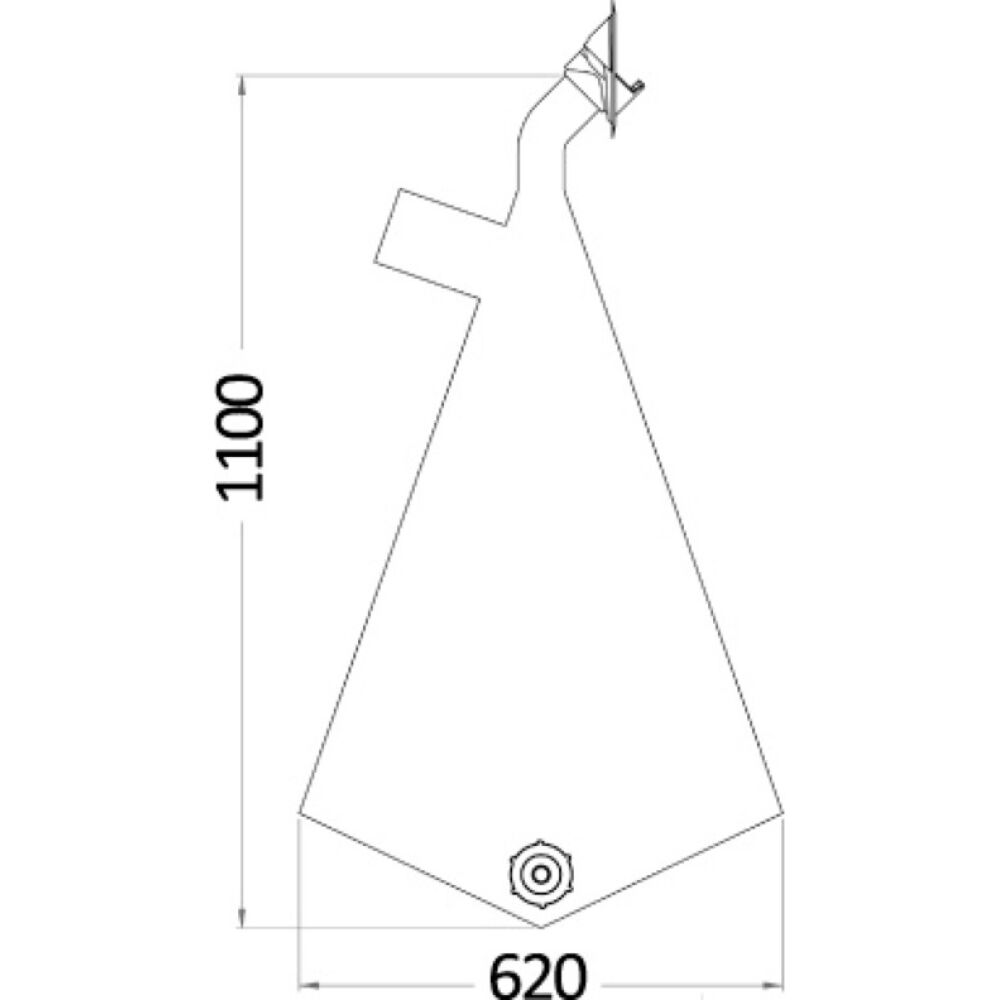 Sacca raccolta acqua per doccia saturn 15.470.1X