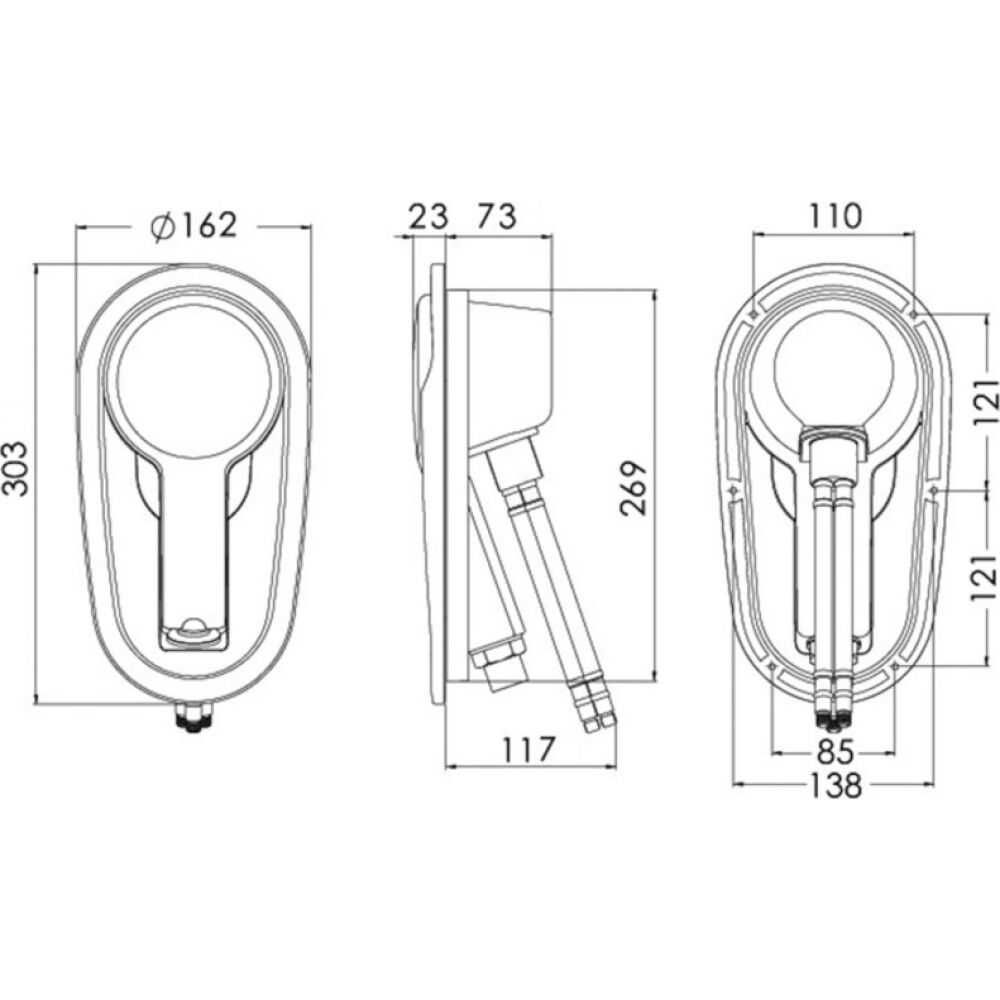 Box doccia ad incasso Adriana