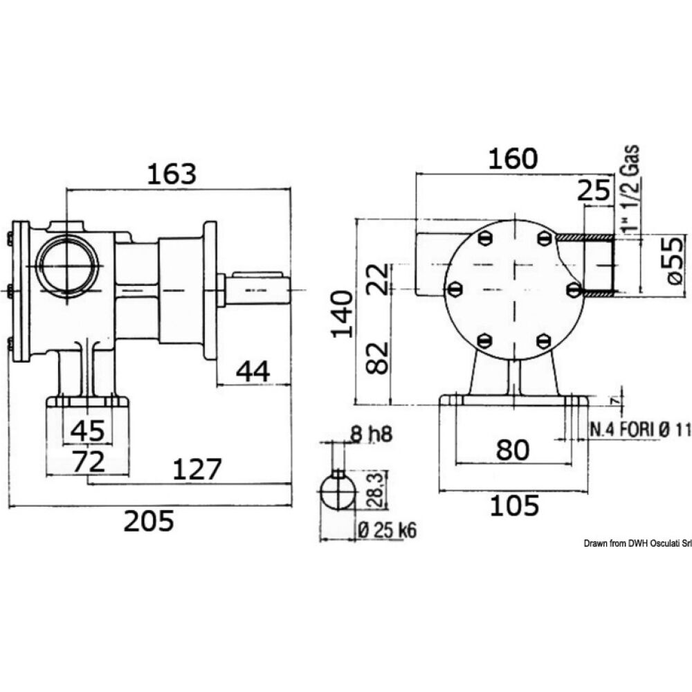 Pompa Nauco 40 1" 1/2