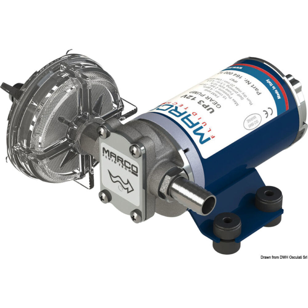 Self-priming electric pump 12 V 15 l/min