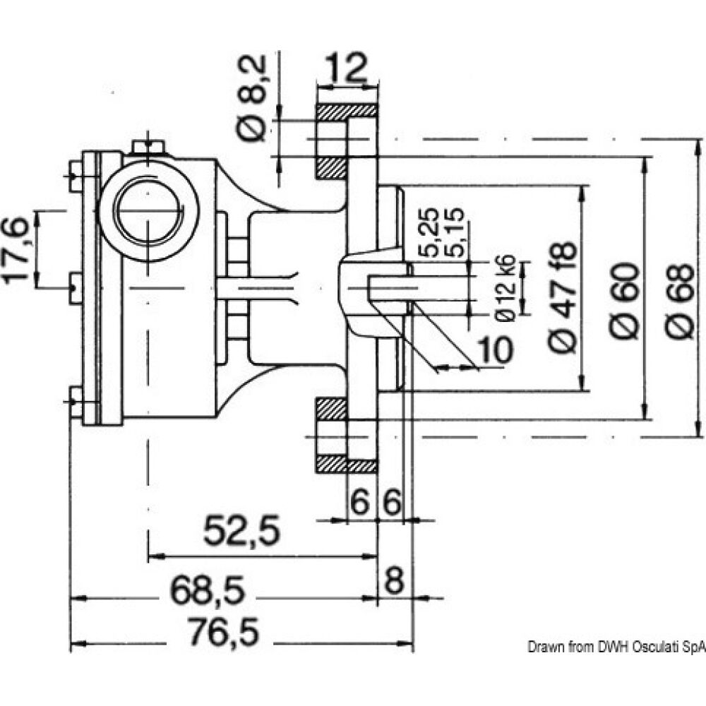 Pompa Nauco FPR038/034 bocche 3/8"