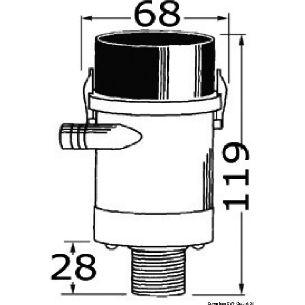 Pompa Rule interna per pescato
