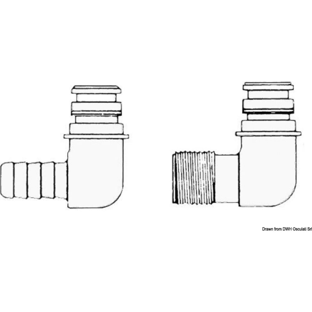Portagomma Flojet 1/2" filettato