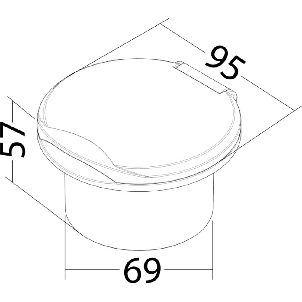 Presa acqua lavaggio ponte Classic Evo bianco