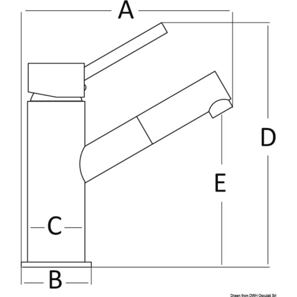 Miscelatore Diana lavello bagno