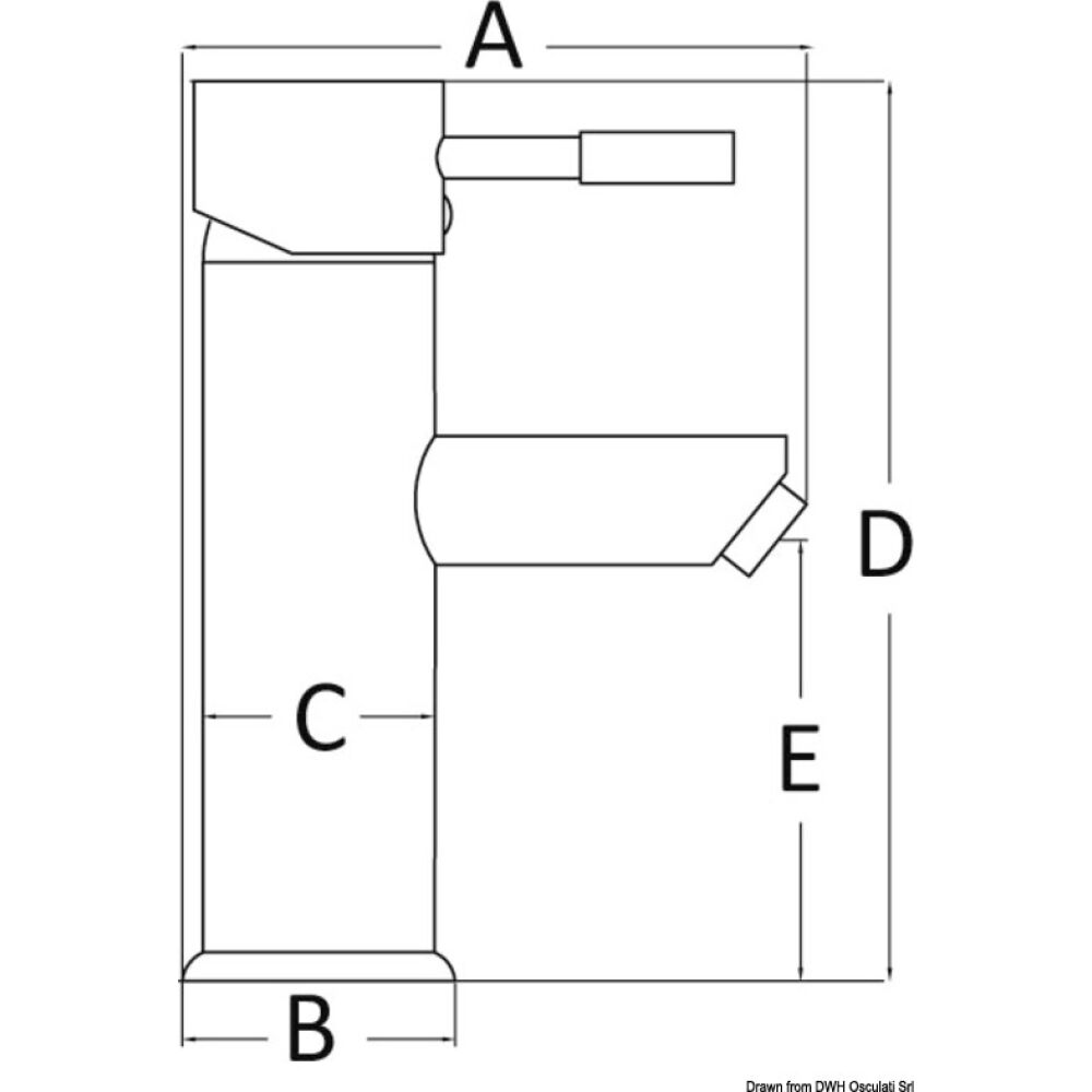 Miscelatore Diana lavello bagno