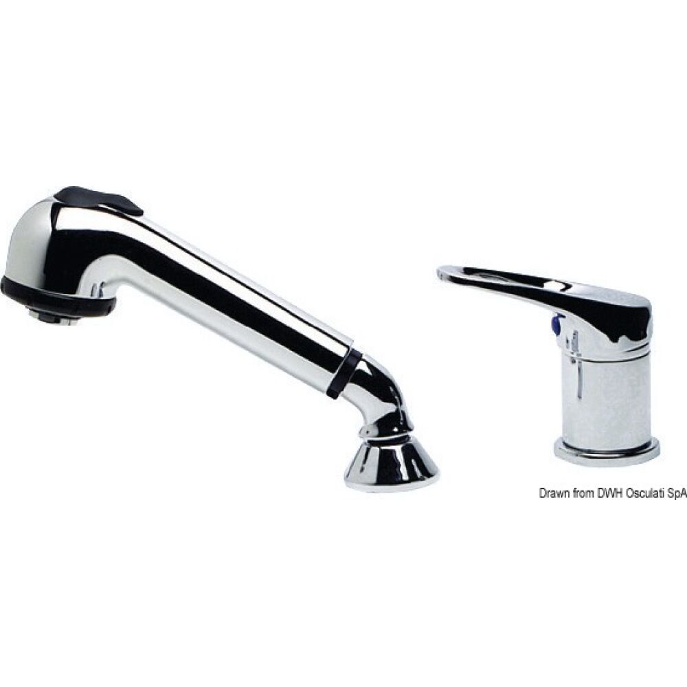 Miscelatore monocomando + doccia estraibile