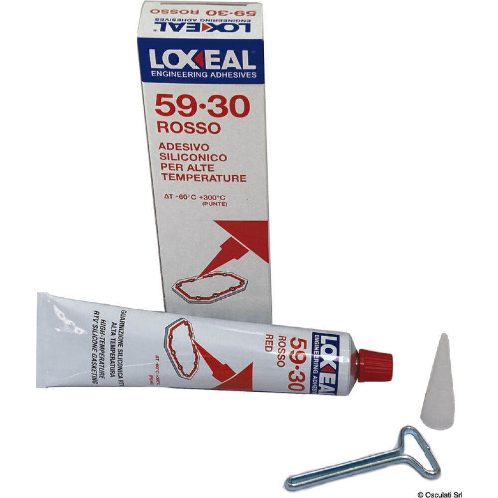 Silicone Sealant 59-30 in Red Paste High Temperat. 75ml