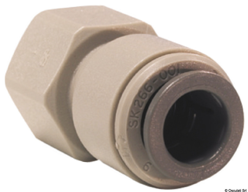 Speedfit female/female brass elbow 3/8"