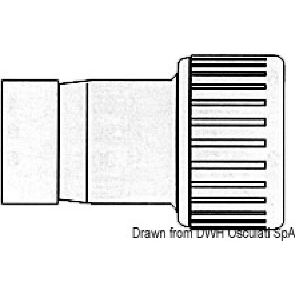 Riduzione 22/15 mm Hydrofix maschio/femmina