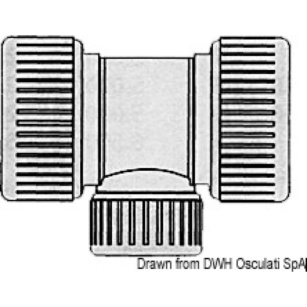 T ridotta Hydrofix 22/15/22 mm