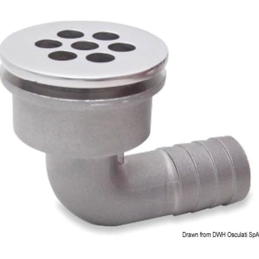 Scarico pozzetto inox Ø 42