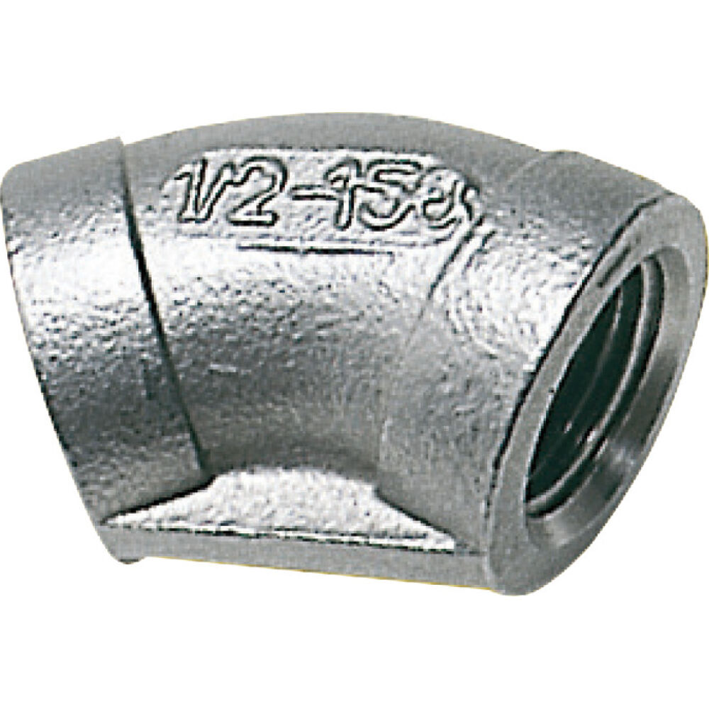 Gomito inox femmina/femmina 45° 3/8"