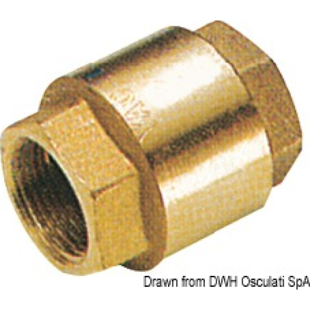 Valvola ritegno ottone 1/2"