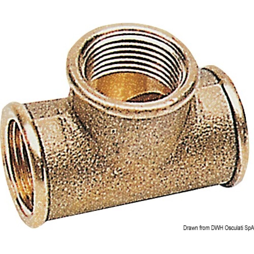 Raccordi a T ottone 1/4"