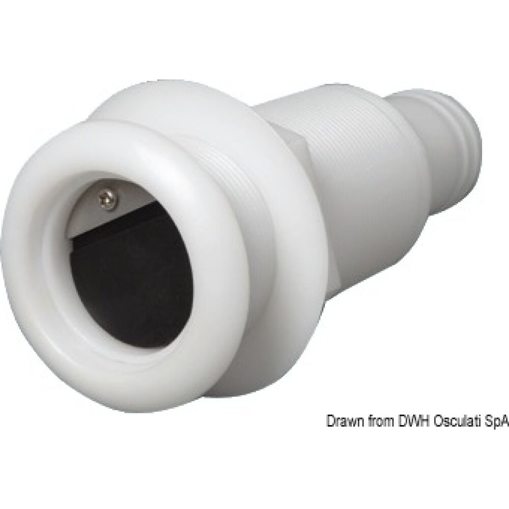 Scarico nylon 2" 1/4 mm 38 con valvola non ritorno