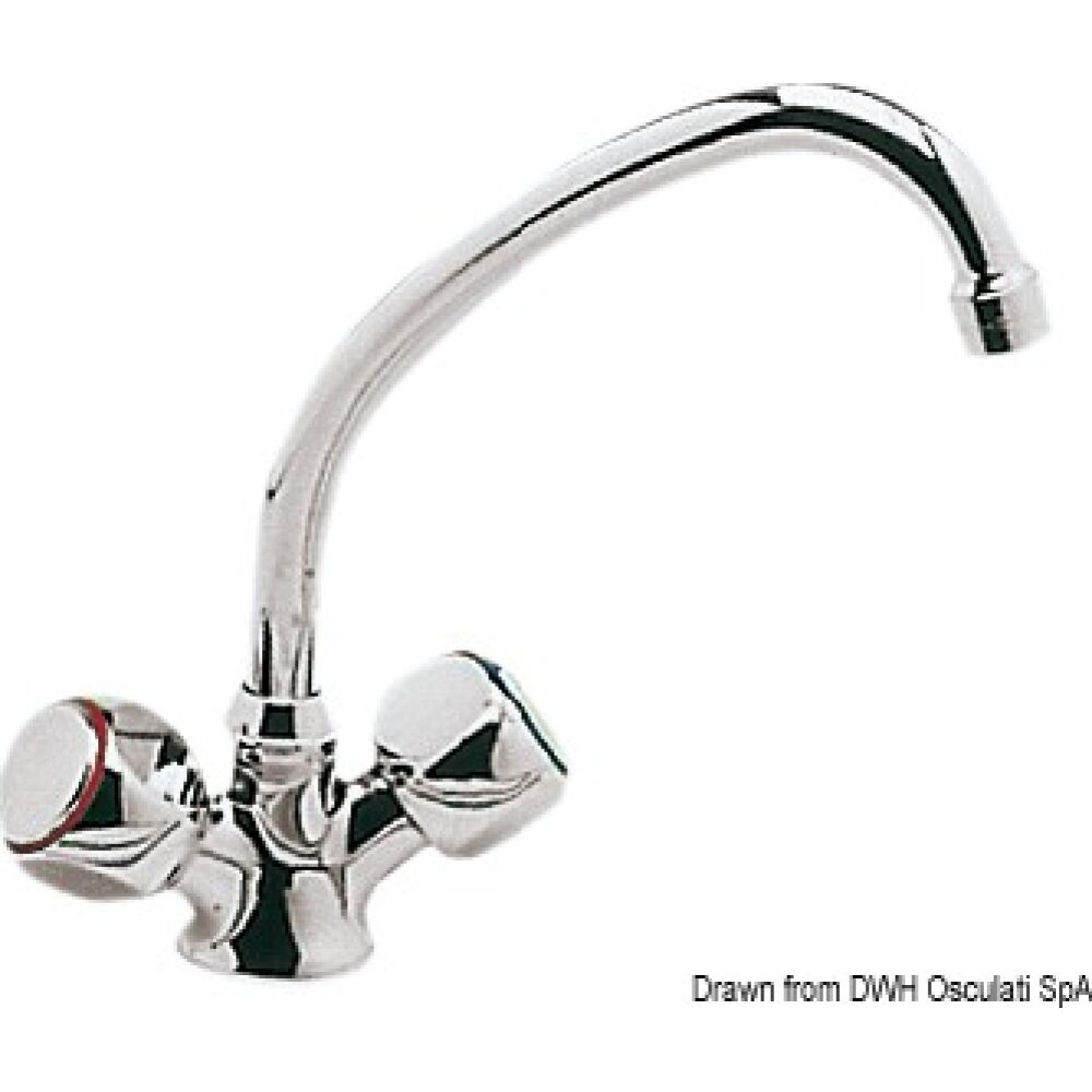 Rubinetto monoforo girevole