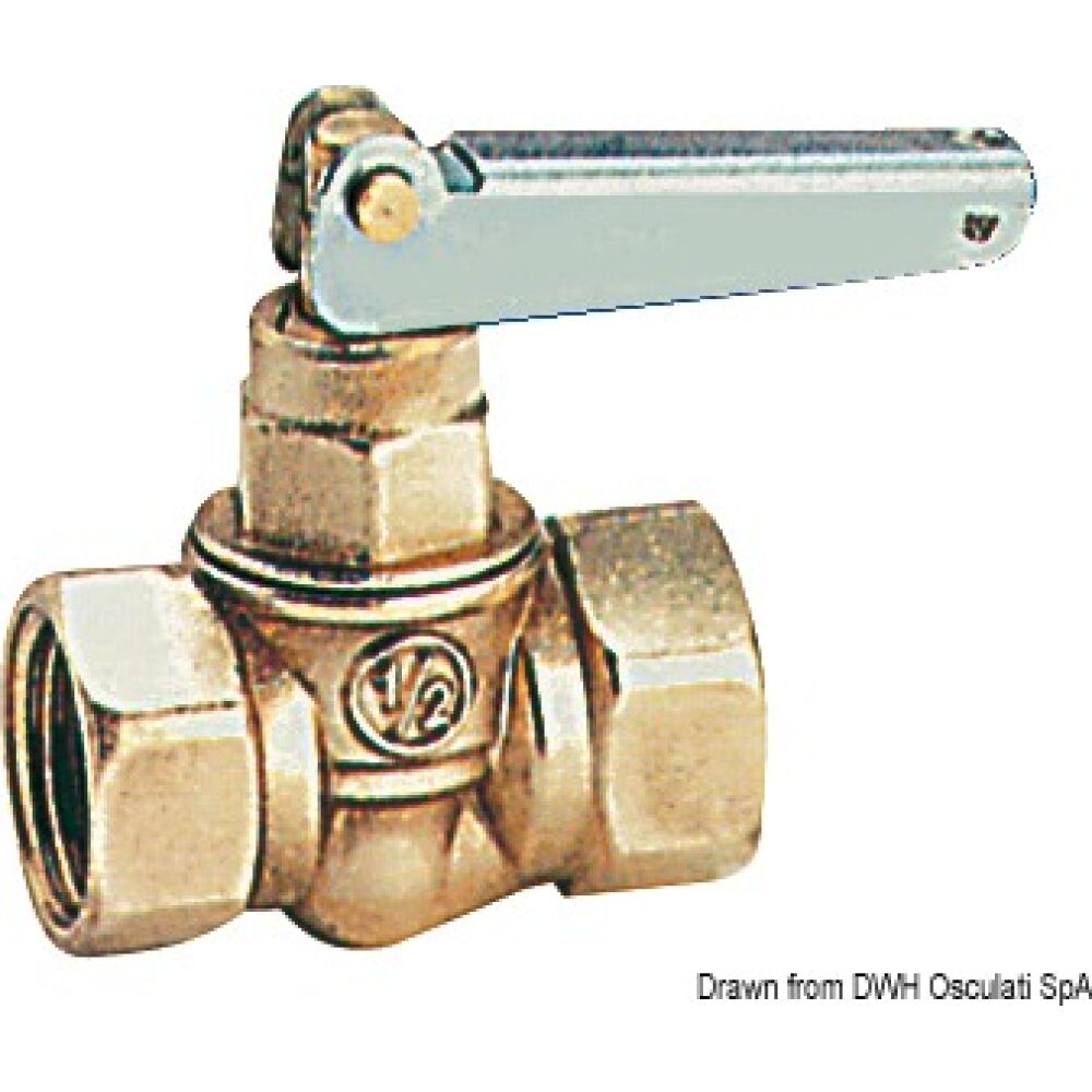 Rubinetto carburante ottone 3/8"