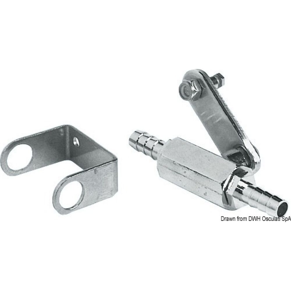 Rubinetto carburante passaggio 8 mm RINA