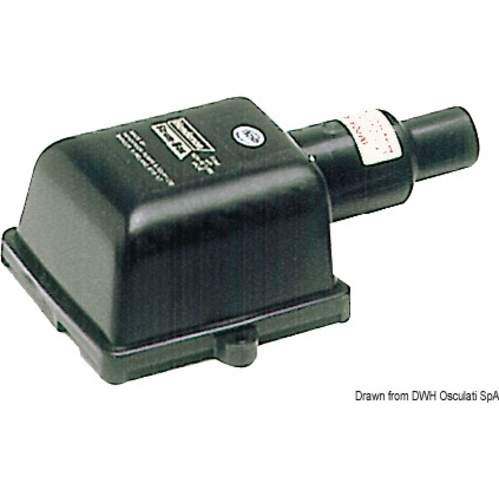 Succhiarola Whale orizzontale in nylon nero