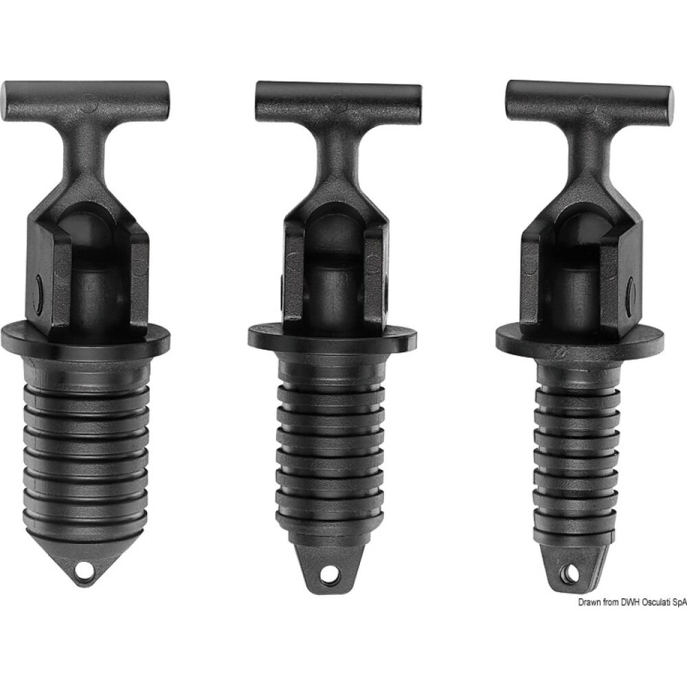 Kit 3 tappi galleggianti ad espansione