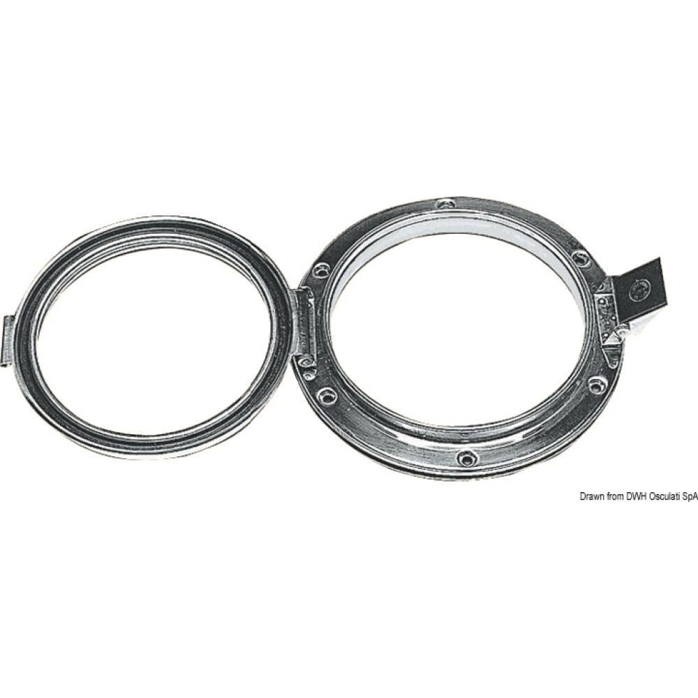 Vemefa portlight mirror-polished SS 100 mm