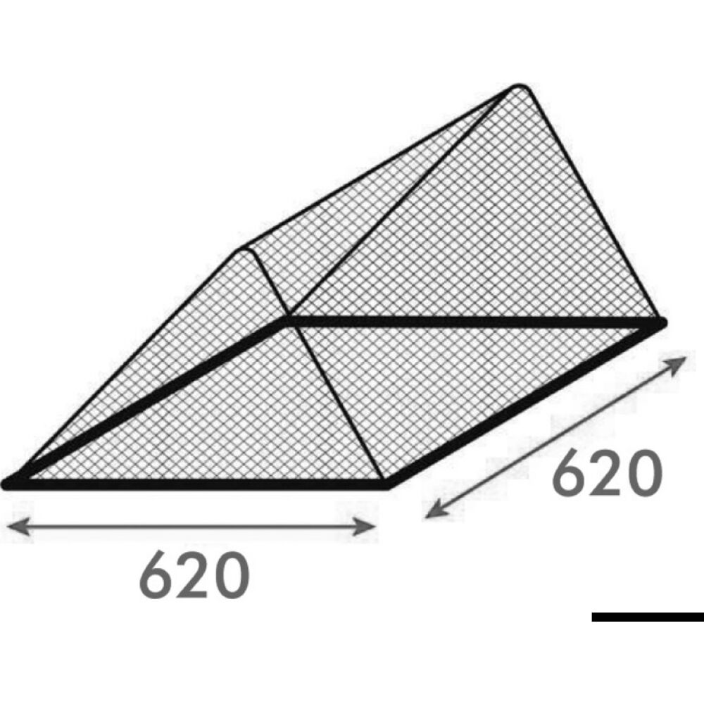 Telo antizanzare per entrata 620 x 620 mm