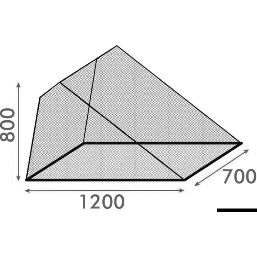 Telo antizanzare per entrata 700 x 1200 mm