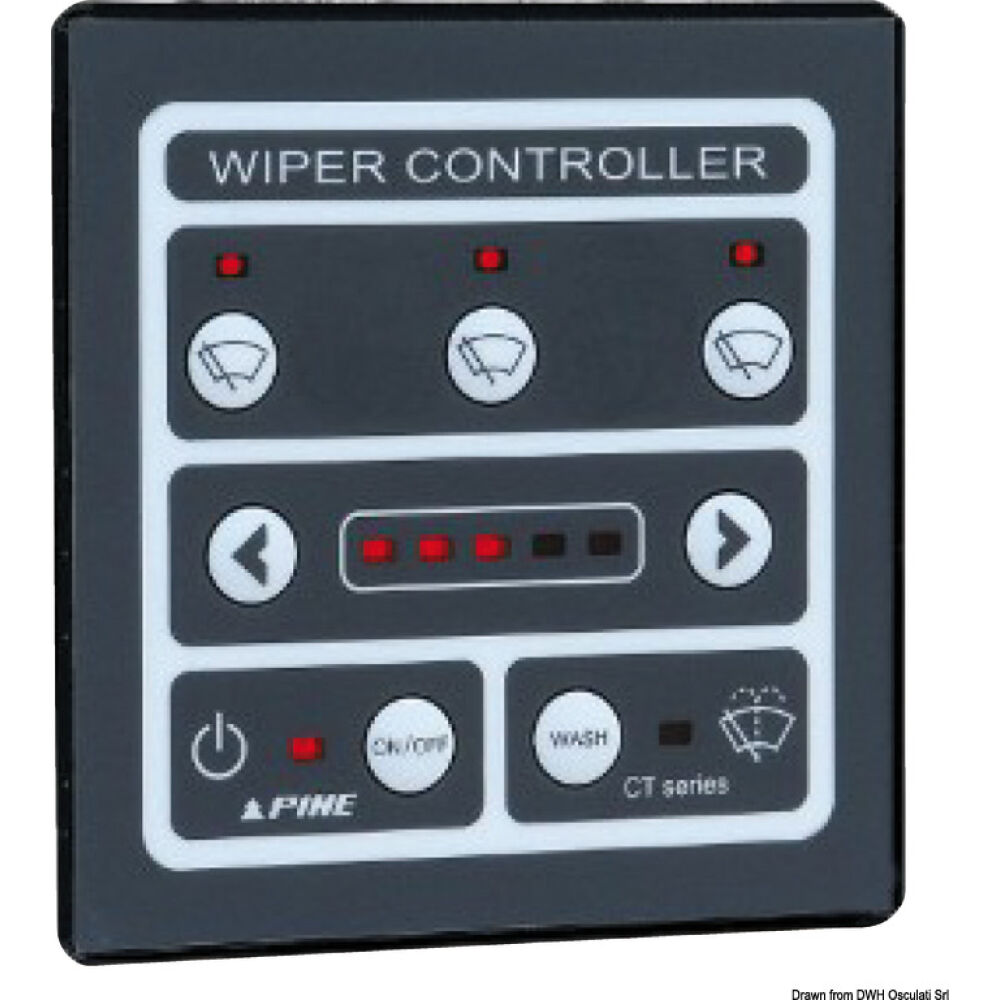 Pannello di comando per 3 tergicristalli