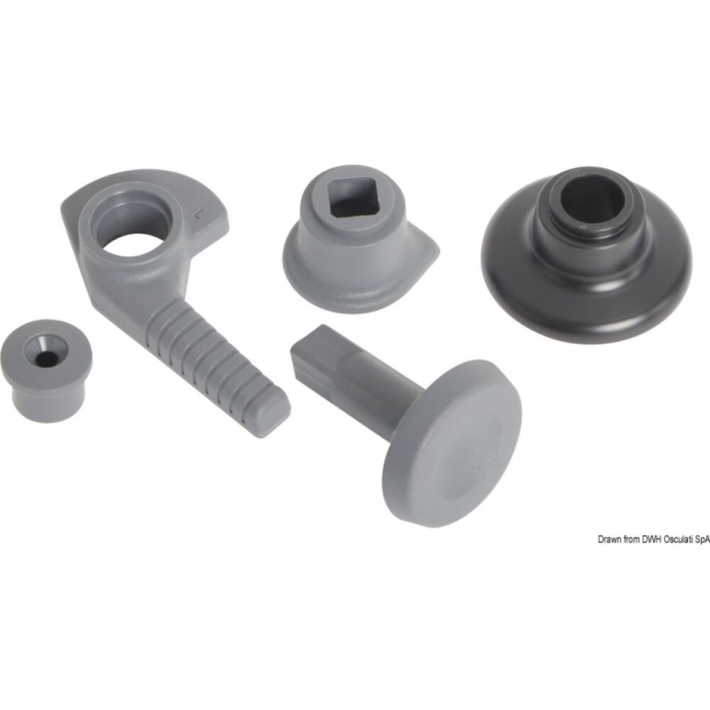 Kit leva di chiusura SX per Lewmar Low Profile