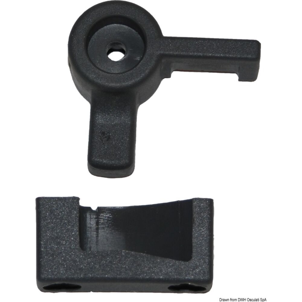 Leva di chiusura destra per oblò Lewmar dal 1982 al 1998