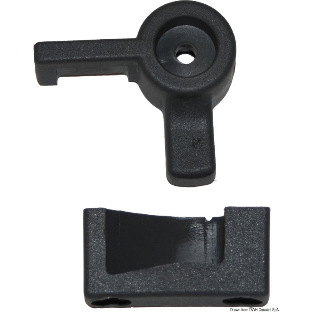 Leva di chiusura sinistra per oblò Lewmar dal 1982 al 1998