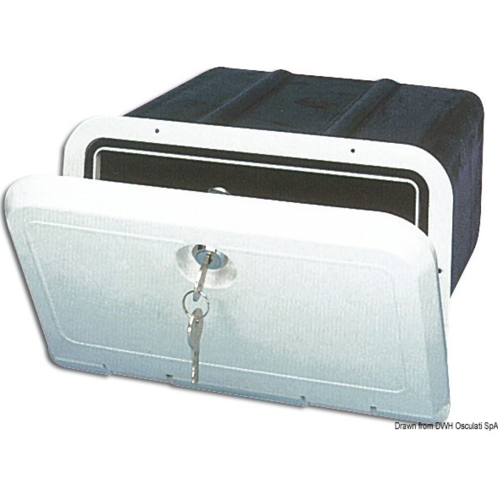 Vano portaoggetti 285 x 180 x 260 mm con serratura