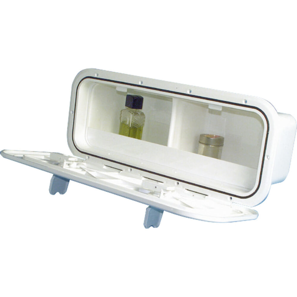 Tasca laterale portaoggetti con vano aperto