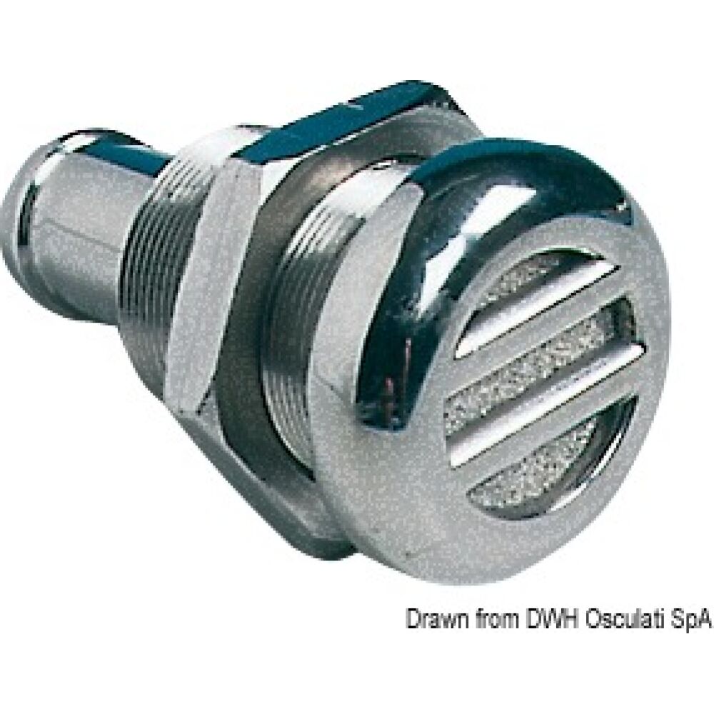 Fuel vent mirror polished AISI 316 head 35 mm