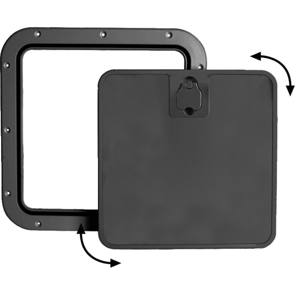 Portello estraibile nero