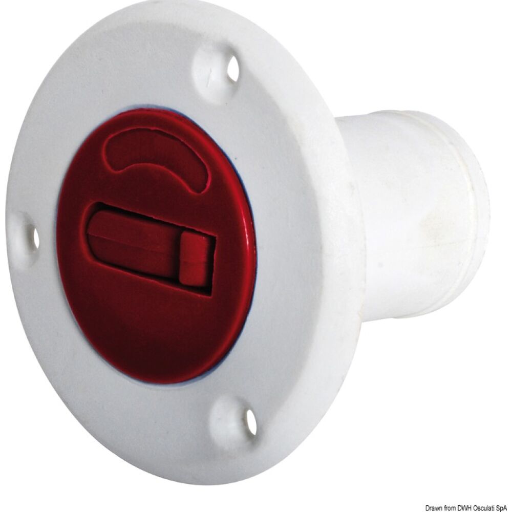 Nylon/fiberglass FUEL plug red 50 mm