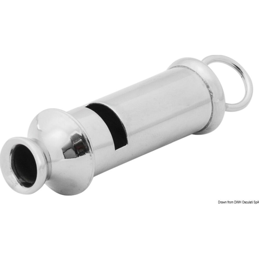 Chromed brass whistle Fog-Bell