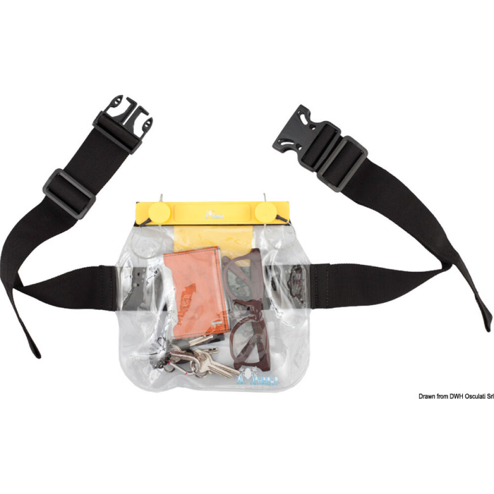 Porta oggetti stagno trasparente 19 x 21 cm